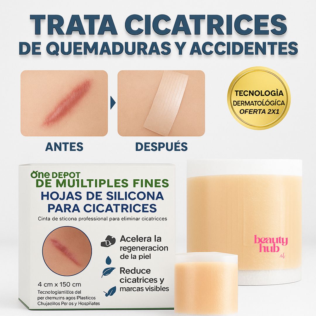 Hojas de Silicona para Cicatrices - Ayuda a MEJORAR, SUAVIZAR y APLANAR su apariencia! OFERTA 2X1